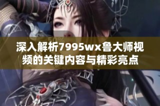 深入解析7995wx鲁大师视频的关键内容与精彩亮点