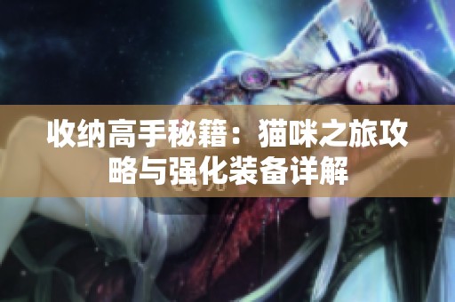 收纳高手秘籍：猫咪之旅攻略与强化装备详解