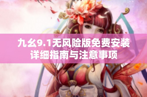 九幺9.1无风险版免费安装详细指南与注意事项