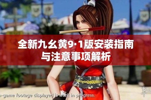 全新九幺黄9·1版安装指南与注意事项解析