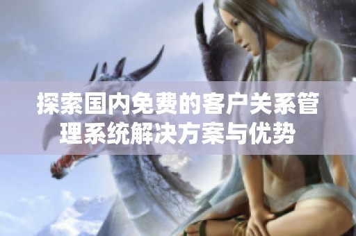 探索国内免费的客户关系管理系统解决方案与优势