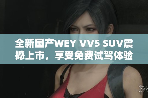 全新国产WEY VV5 SUV震撼上市，享受免费试驾体验！
