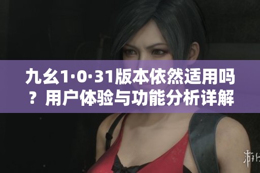 九幺1·0·31版本依然适用吗？用户体验与功能分析详解
