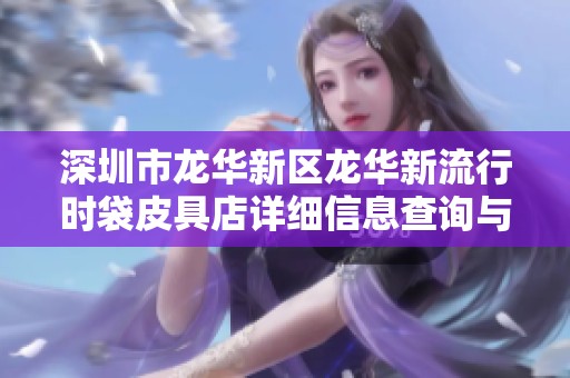 深圳市龙华新区龙华新流行时袋皮具店详细信息查询与分析