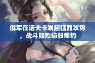 俄军在诺夫卡发起猛烈攻势，战斗如烈焰般焦灼